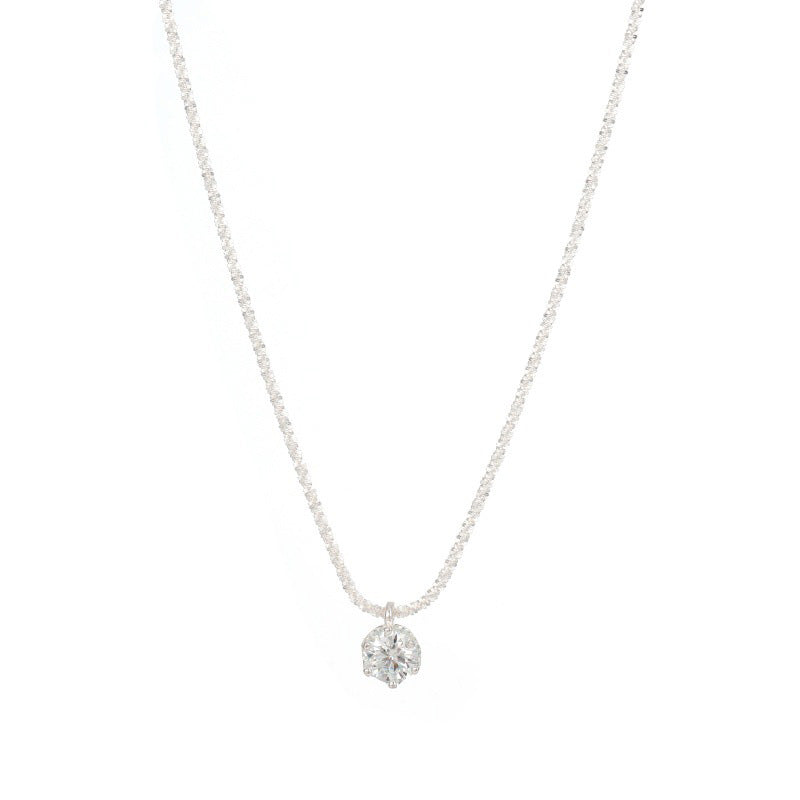 Sparkling Moissanite Full Star Necklace