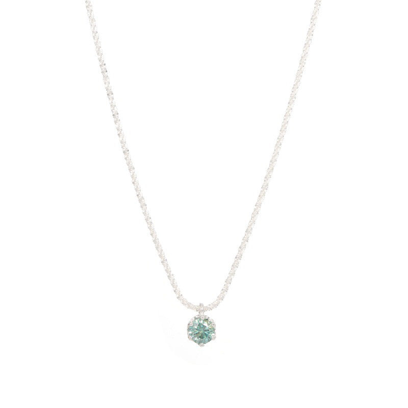 Sparkling Moissanite Full Star Necklace