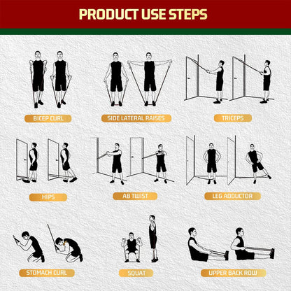 Resistance Bands, Exercise Bands, Workout Bands, Exercising Bands for Fitness Weights Work Out at Home